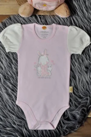 زیر دکمه دار کوتاه دخترانه طرح بانی نی نی سان