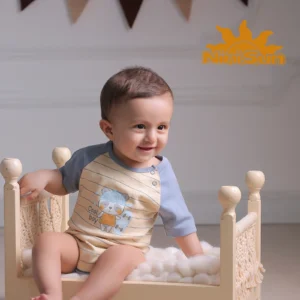 زیر دکمه دار کوتاه پسرانه طرح Cool Boy