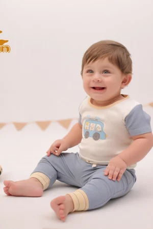 آستین کوتاه پسرانه طرح Cool Boy