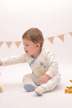 سرهمی جوراب پسرانه طرح Cool Boy نی نی سان