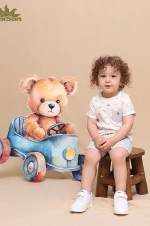 شلوارک پسرانه طرح اسپیدی