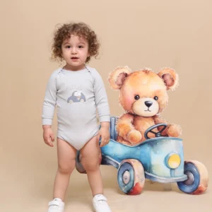 زیر دکمه دار بلند پسرانه طرح اسپیدی