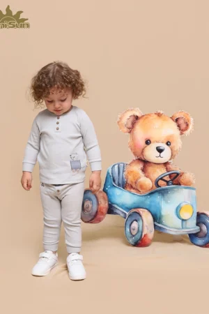 آستین بلند پسرانه طرح اسپیدی