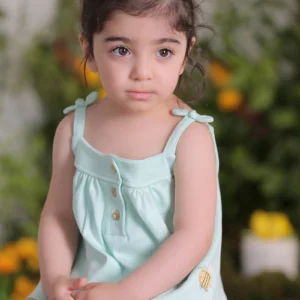 تاپ دخترانه طرح فلورا