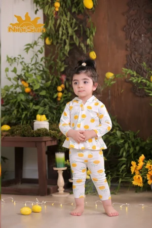 شلوار دخترانه طرح فلورا