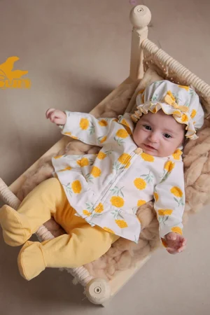 کلاه دخترانه طرح فلورا