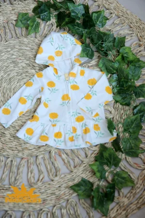 مانتو دخترانه طرح فلورا نی نی سان