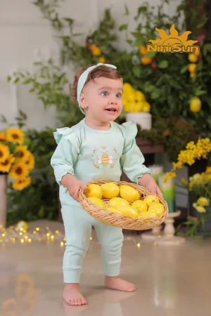 سرهمی مچدار دخترانه طرح فلورا