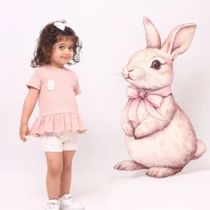 شلوارک دخترانه طرح هپی