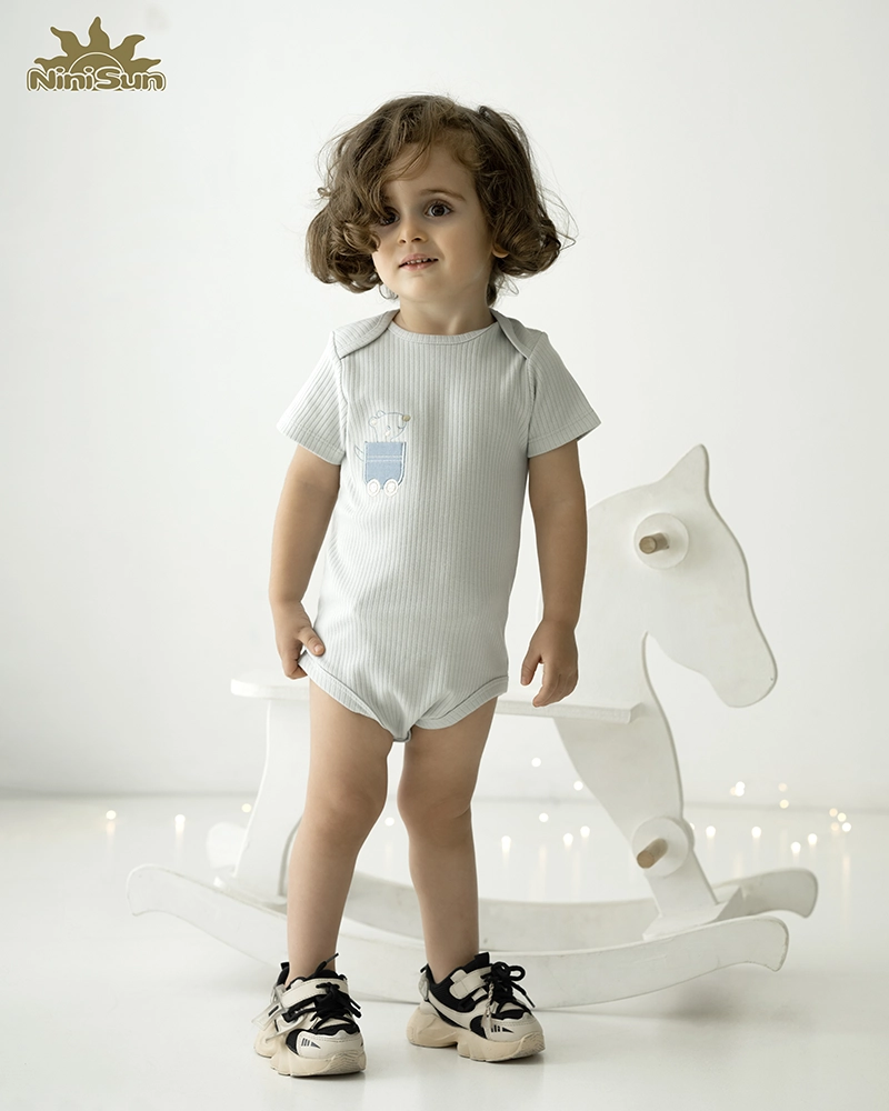 زیر دکمه دار کوتاه پسرانه طرح اسپیدی نی نی سان