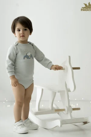 زیر دکمه دار بلند پسرانه طرح اسپیدی نی نی سان