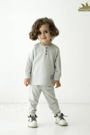 آستین بلند پسرانه طرح اسپیدی نی نی سان