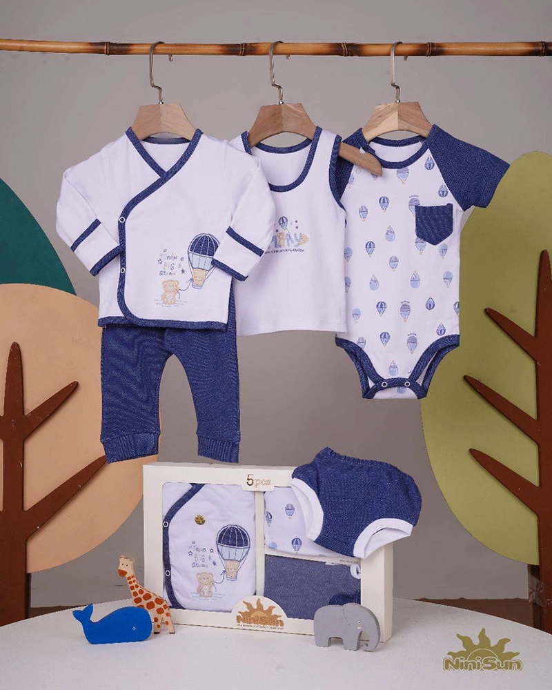 ست 5 تیکه جعبه ای طرح بالن نی نی سان