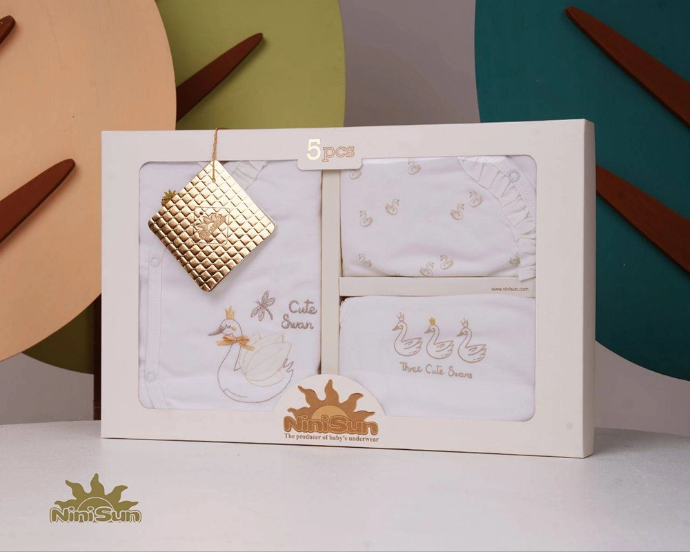 ست 5 تیکه جعبه ای طرح قو نی نی سان