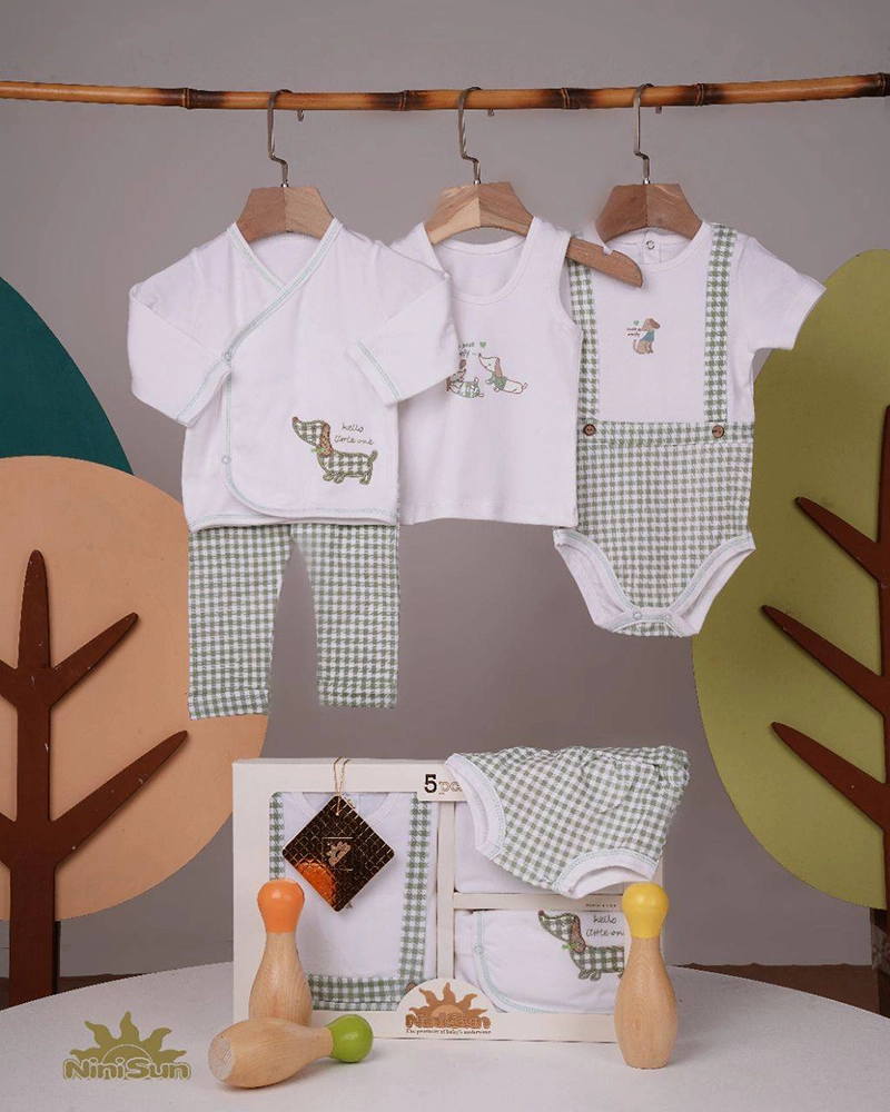 ست 5 تیکه جعبه ای طرح فوفی نی نی سان