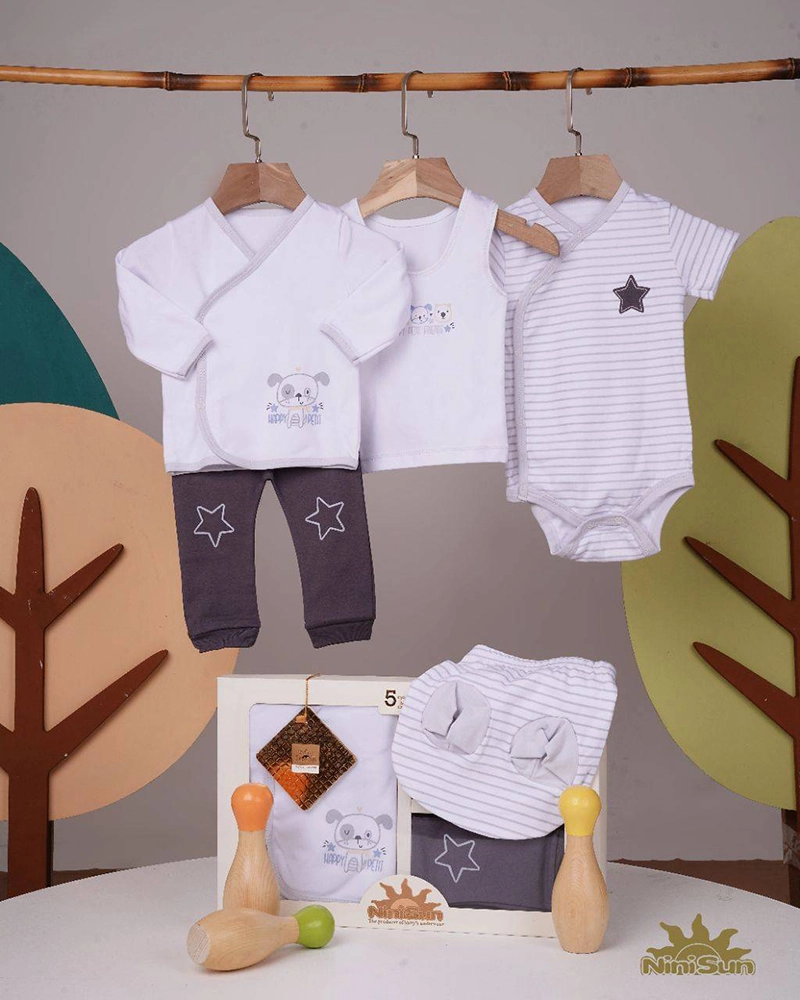 ست 5 تیکه جعبه ای طرح Petit نی نی سان