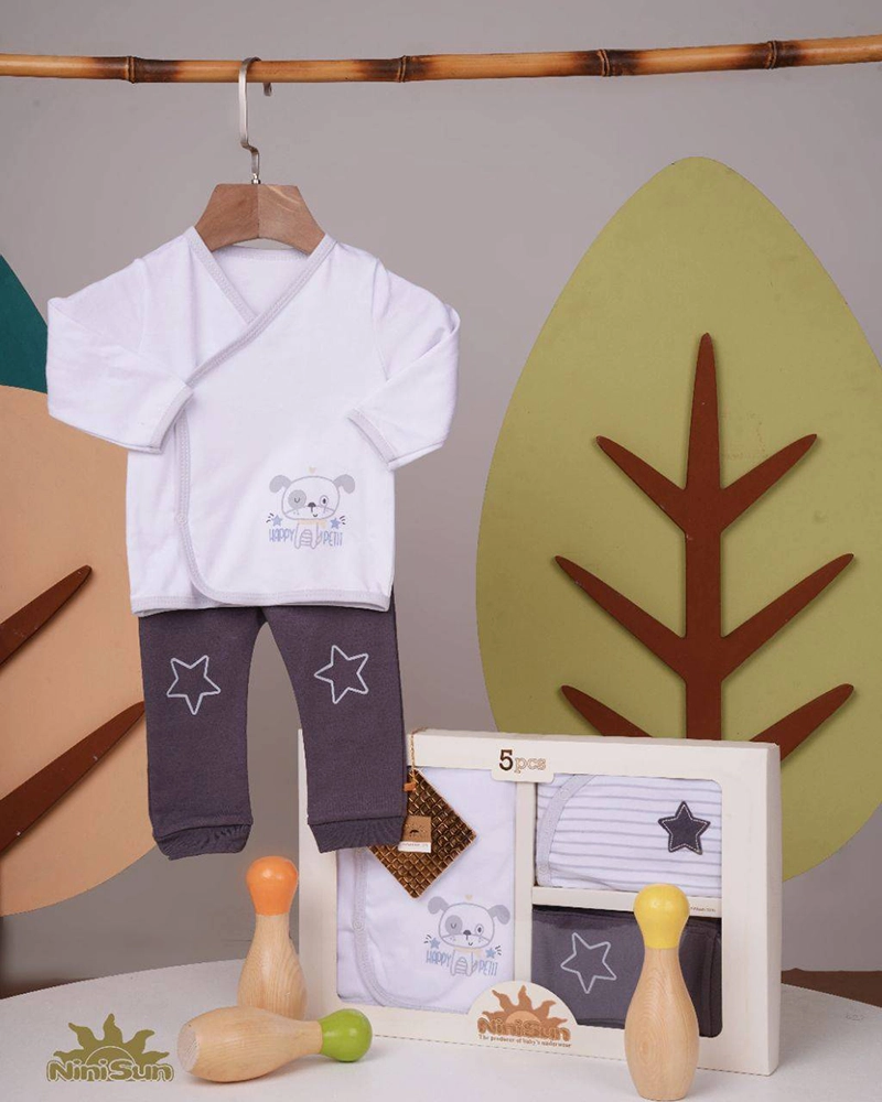 ست 5 تیکه جعبه ای طرح Petit نی نی سان