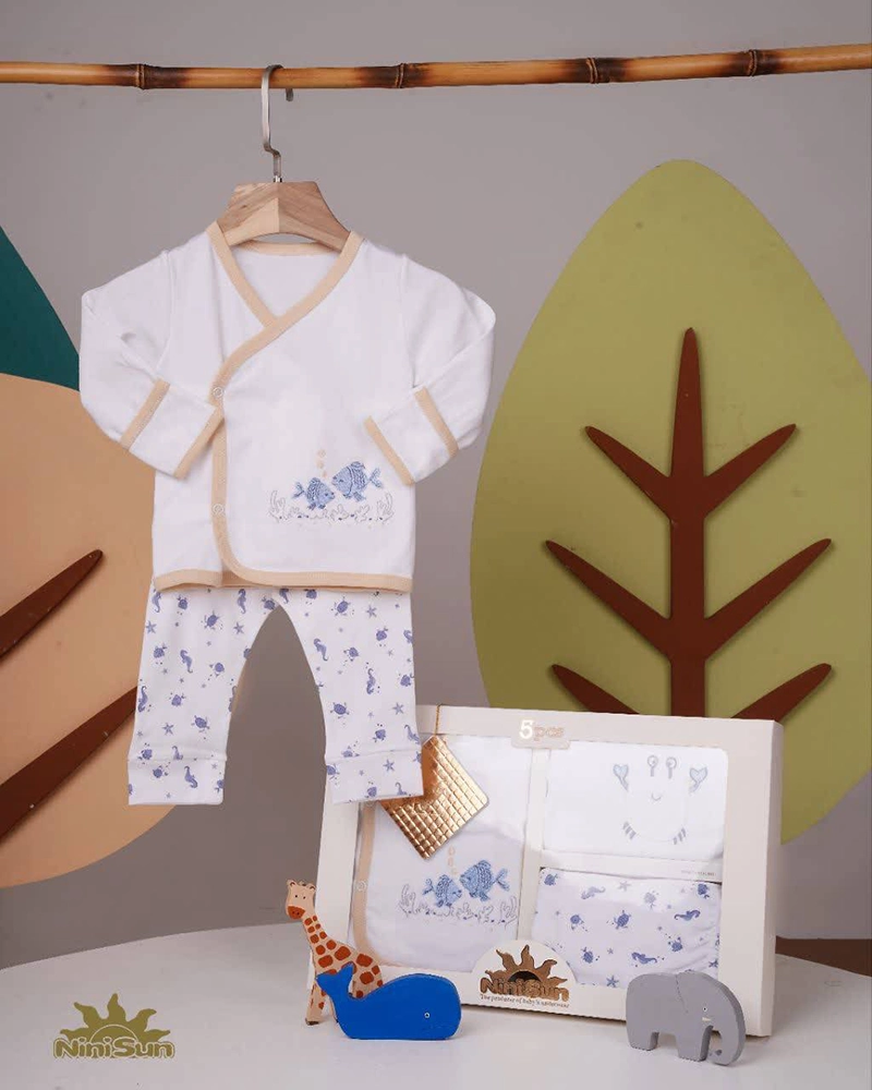 ست 5تیکه جعبه ای طرح اقیانوس نی نی سان - تصویر 2