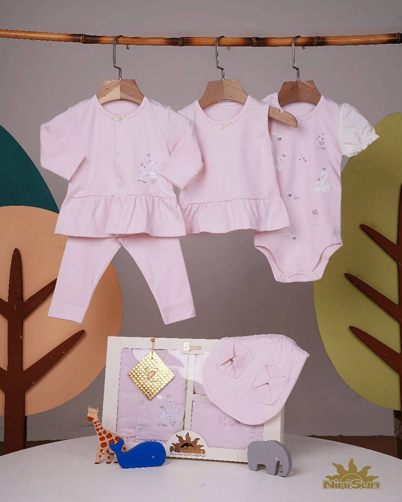 ست 5 تیکه جعبه ای طرح لوتوس نی نی سان