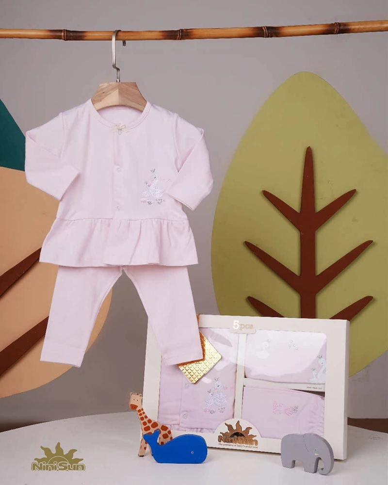 ست 5 تیکه جعبه ای طرح لوتوس نی نی سان